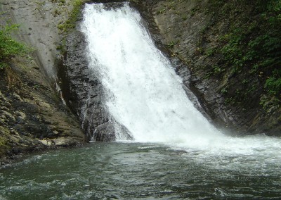 Smaller waterfall nearby