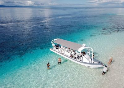 Boat on shallow